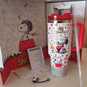 Stanley Snoopy Red and White Drinkware